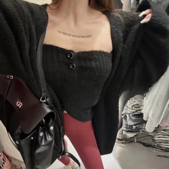 Gilet pour femmes avec détails de boutons et coupe ample Chic & Stil