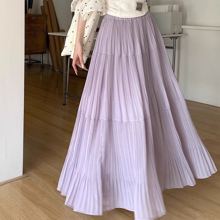 Jupe maxi femme avec des plis élégants Chic & Stil