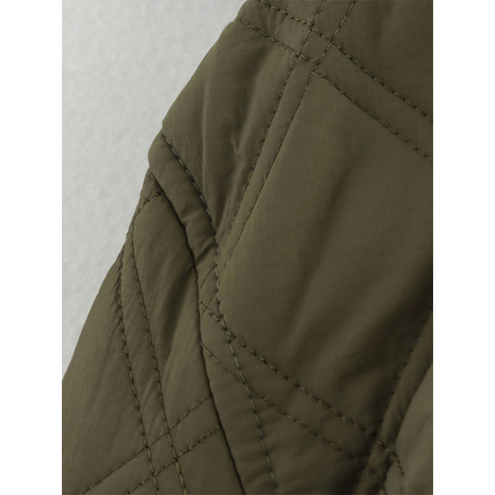 Quilted women's jacket with removable hood Lune London