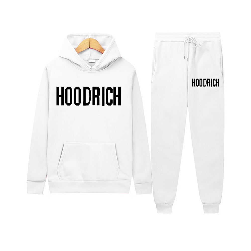Women's sport hoodie and jogger set with contrasting logo Lune London
