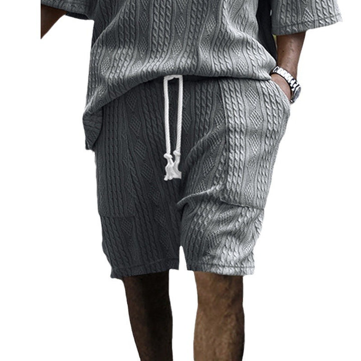 Men's casual knit set with braided pattern Lune London