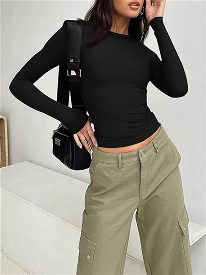 Ladies Long Sleeve T-Shirt Lune London
