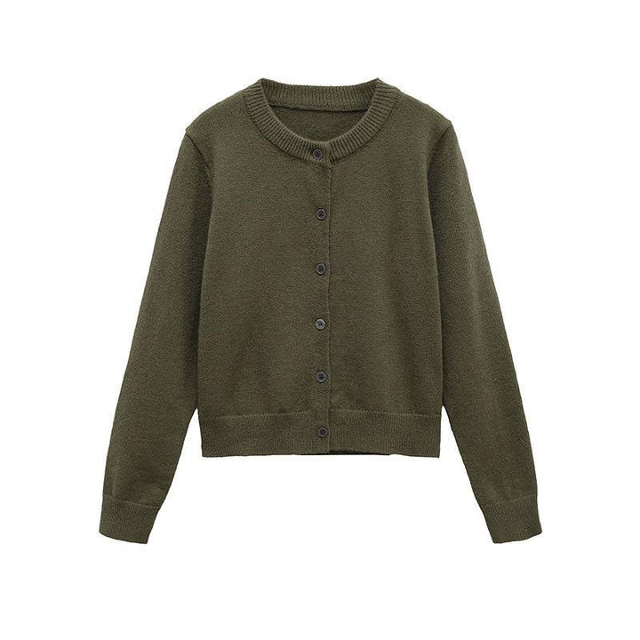 Knit jacket for women with button placket in high-quality material Lune London