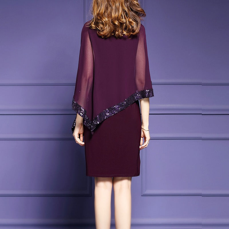 Chic Overlay Elegant Chiffon Dresses and Style