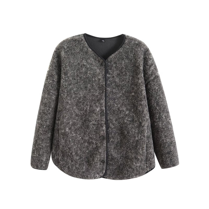 Veste douce et confortable pour femmes avec patte de boutonnage Chic & Stil