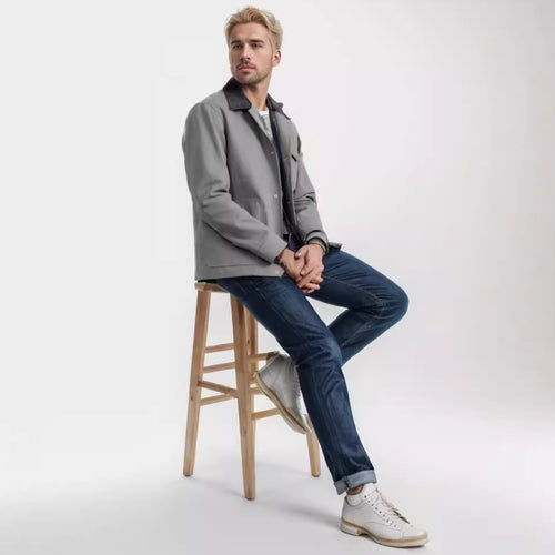 Versatile cotton jacket for men with practical pockets Lune London