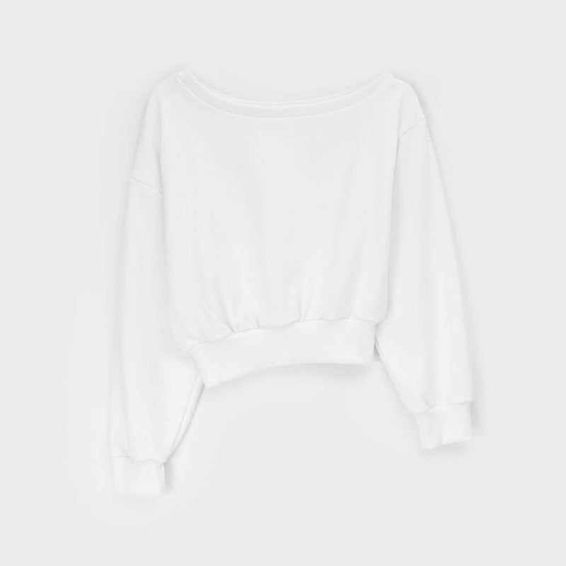 Pull décontracté pour femme avec encolure asymétrique Chic & Stil