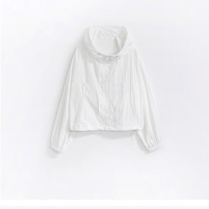 Veste de sport pour femme cropped avec cordon de serrage réglable Chic & Stil