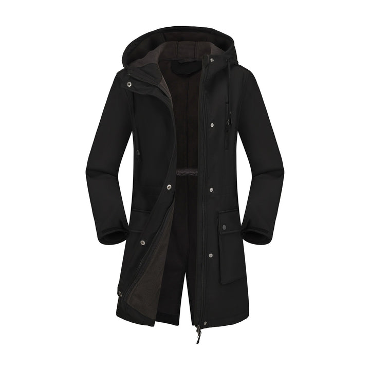 Functional outdoor jacket for women with adjustable drawstring waist and inner lining Lune London