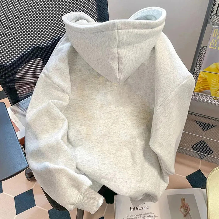 Sweat à capuche pour femmes avec motif d'ours créatif Chic & Stil