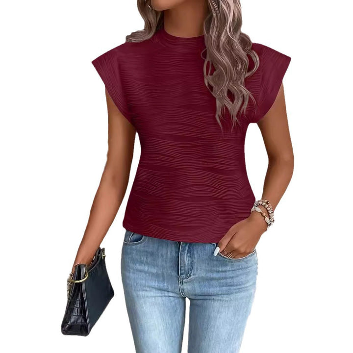 Ladies Elegant and modern top with textured design Chic and Style