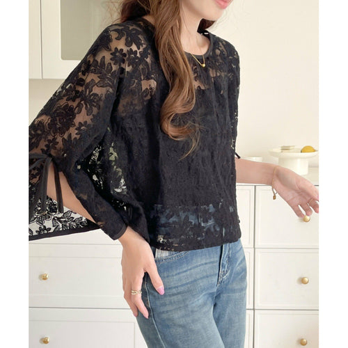 Lune London Floral Lace Blouse for Women