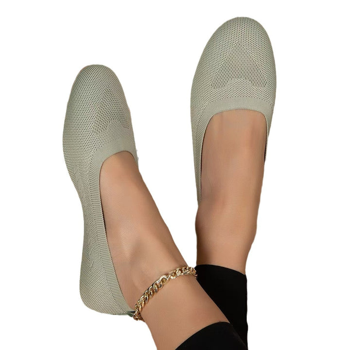 Lune London Stretch Mesh Ballet Flats for Women