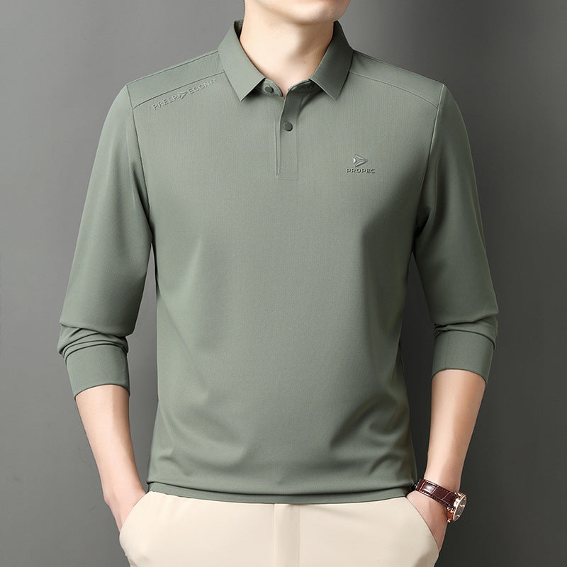 Men's polo with functional design and breathable structure Lune London