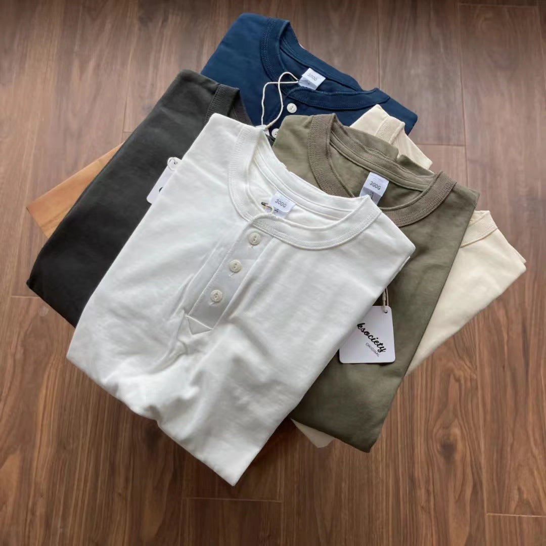 Chemise Henley à manches longues pour femmes en coton respirant Chic & Stil