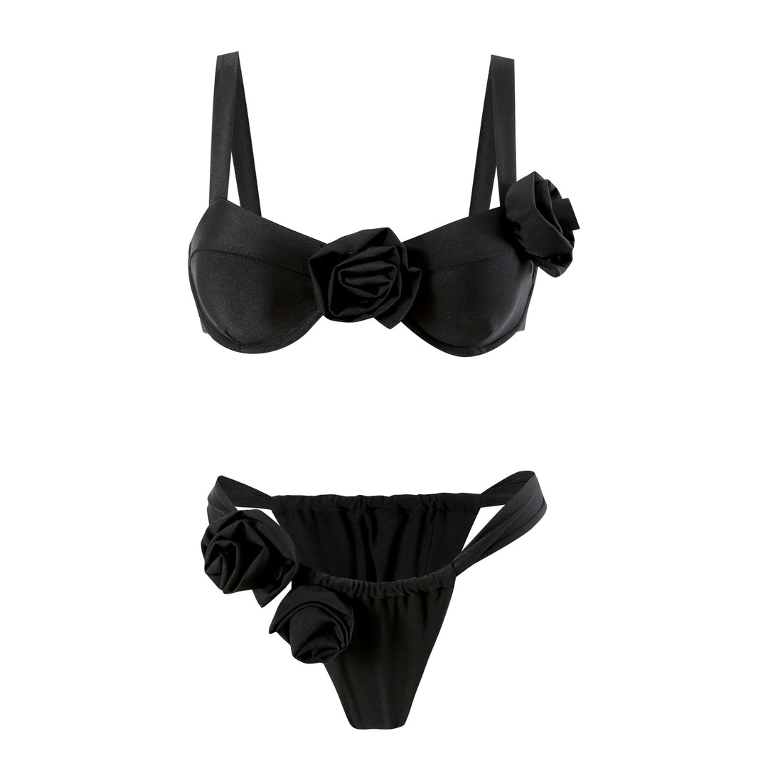 Women's bikini set with refined floral accents Chic and Style