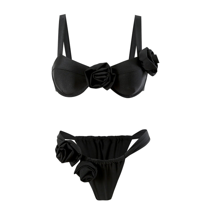 Women's bikini set with refined floral accents Chic and Style