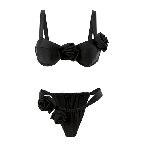 Women's bikini set with refined floral accents Chic and Style