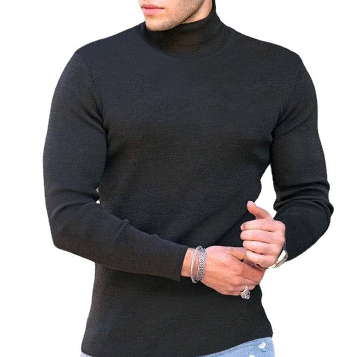 Men High End Turtleneck in elastic material Lune London