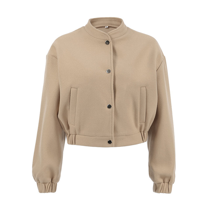 Casual oversized bomber jacket for women in soft fabric Lune London
