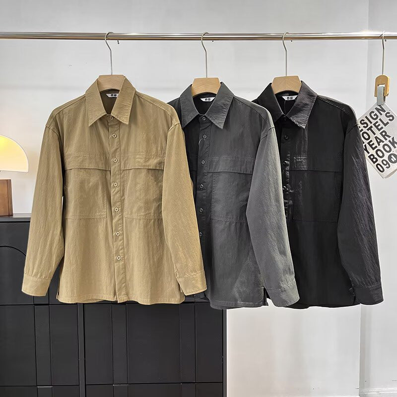 Chemise overshirt décontractée pour femmes avec poches poitrine pratiques Chic & Stil