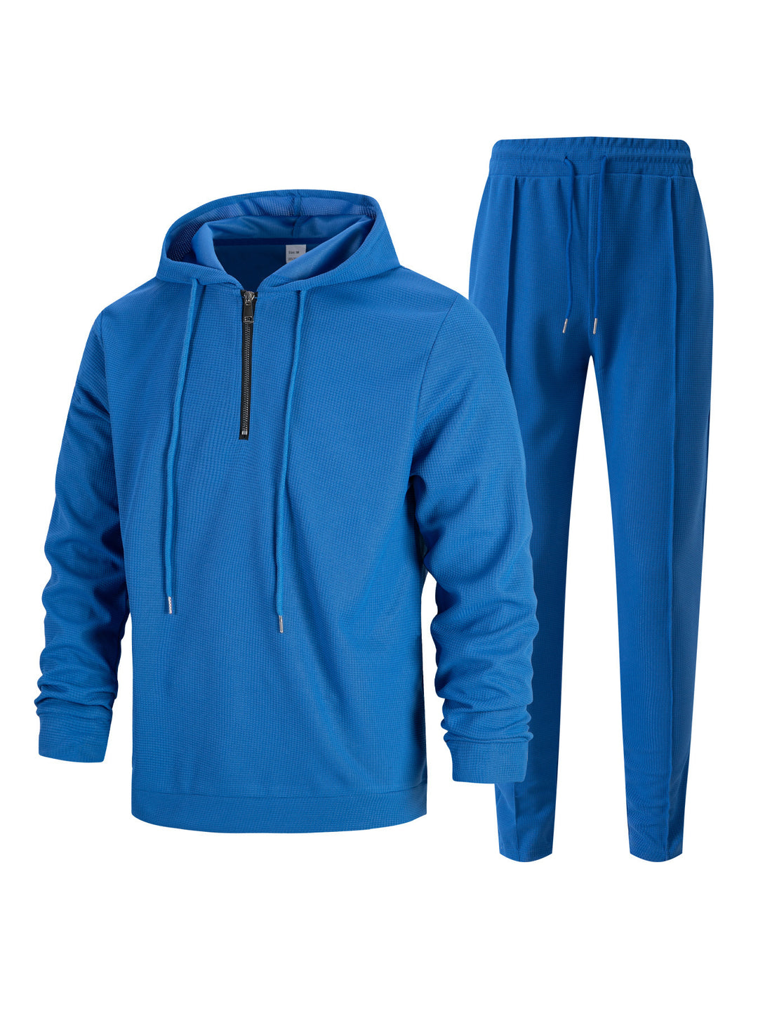 Men's sporty hoodie and jogging pants set in breathable material with chic and stylish accents