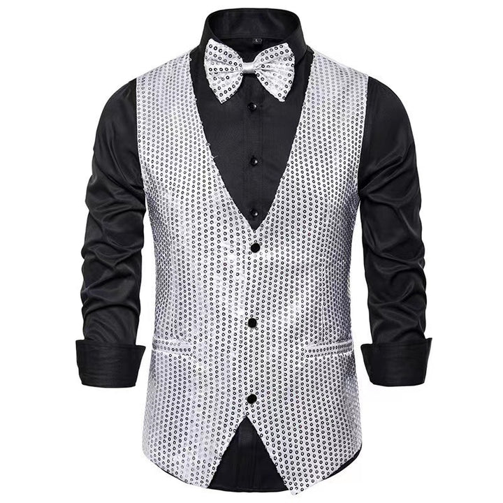 Elegant suit for men with sparkling sequins and a slim fit ideal Lune London