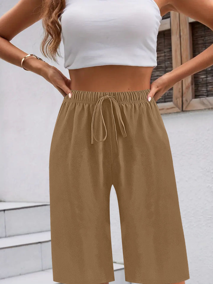 Bermuda Stretch Shorts Comfort Relaxed Fit Women Lune London