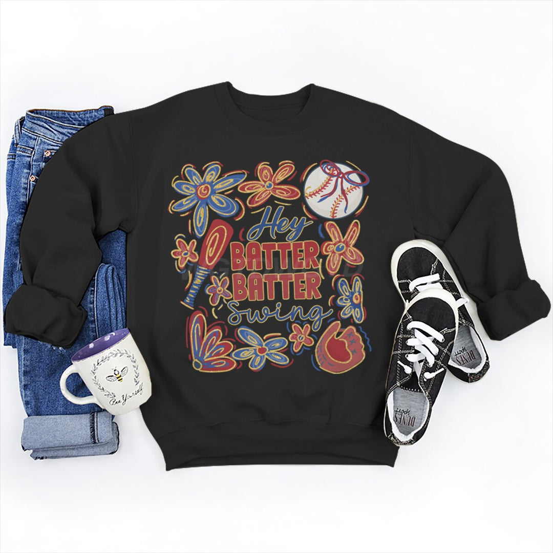 Sweatshirt femme avec motif de baseball créatif et coupe décontractée Chic & Stil