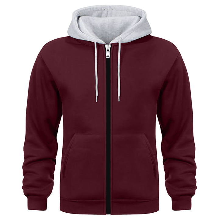 Sporty hooded jacket for men with an innovative treatment of the inner lining Lune London