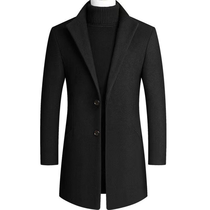 Elegant wool coat for men with a modern fit and classic details Lune London