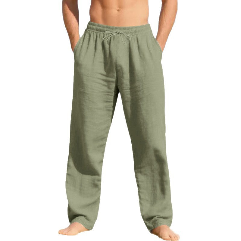 Men's lightweight beach pants with adjustable waistband Lune London