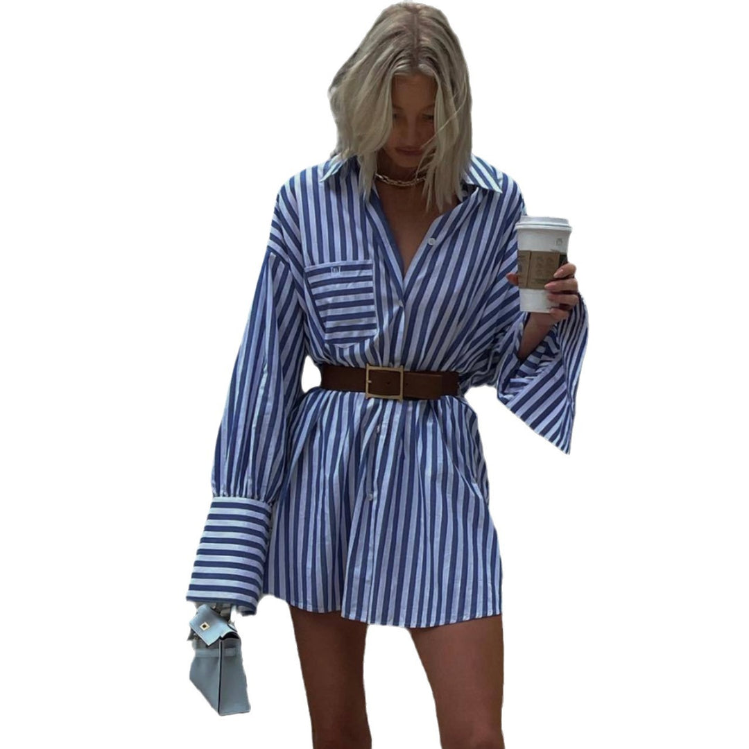 Striped shirt dress for women Lune London