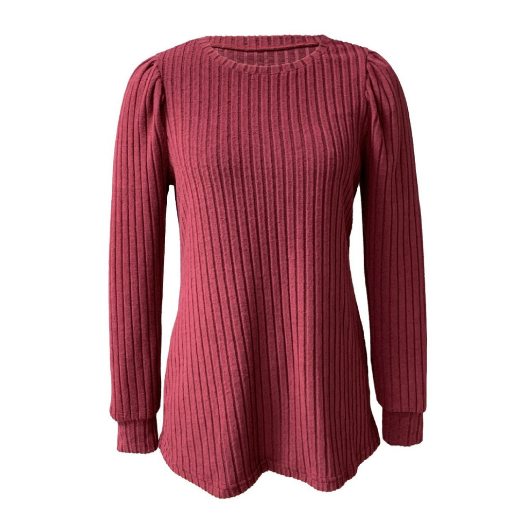 Lune London Textured Puff Sleeve Sweater for Women