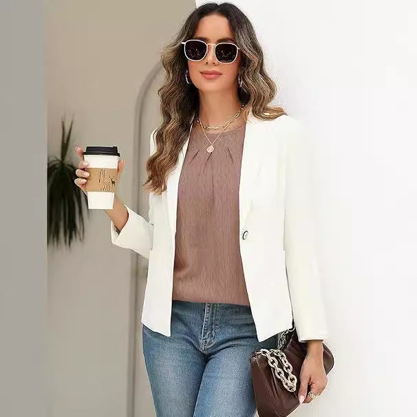 Ladies' blouse stylish with decorative draping Lune London