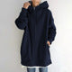 Lune London | Comfort - Extremely comfortable long zip-up plush hoodie with hood for women