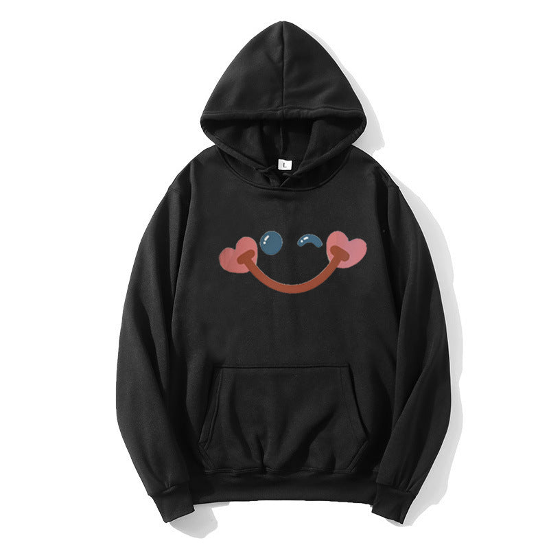 Women's hoodie with cheerful smiley design Chic & Stil