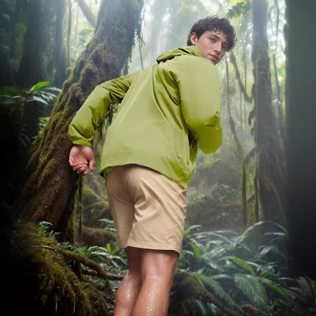 Veste de plein air pour hommes respirante avec revêtement déperlant Lune London