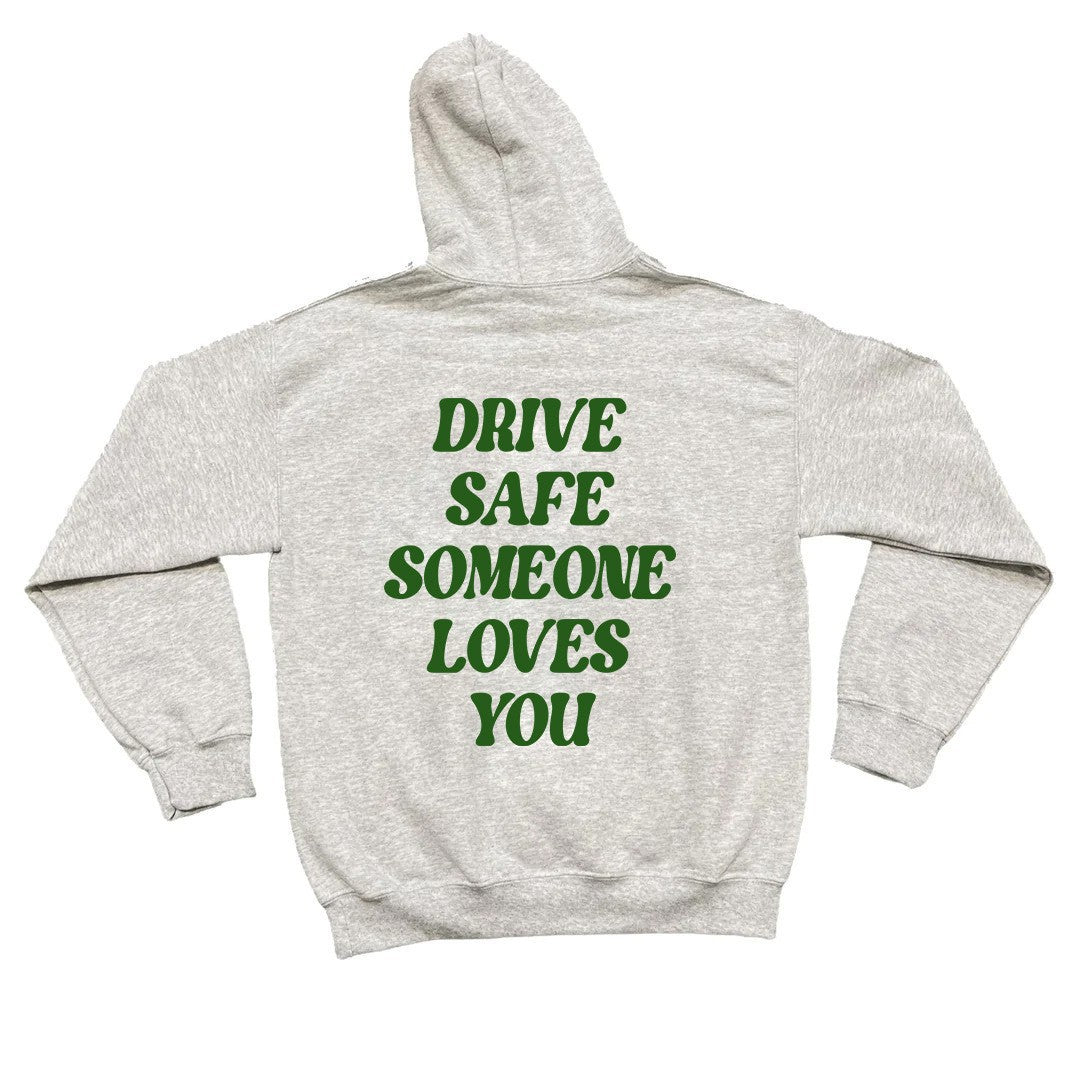 Women's hoodie sweatshirt with inspiring lettering and casual fit Chic & Stil