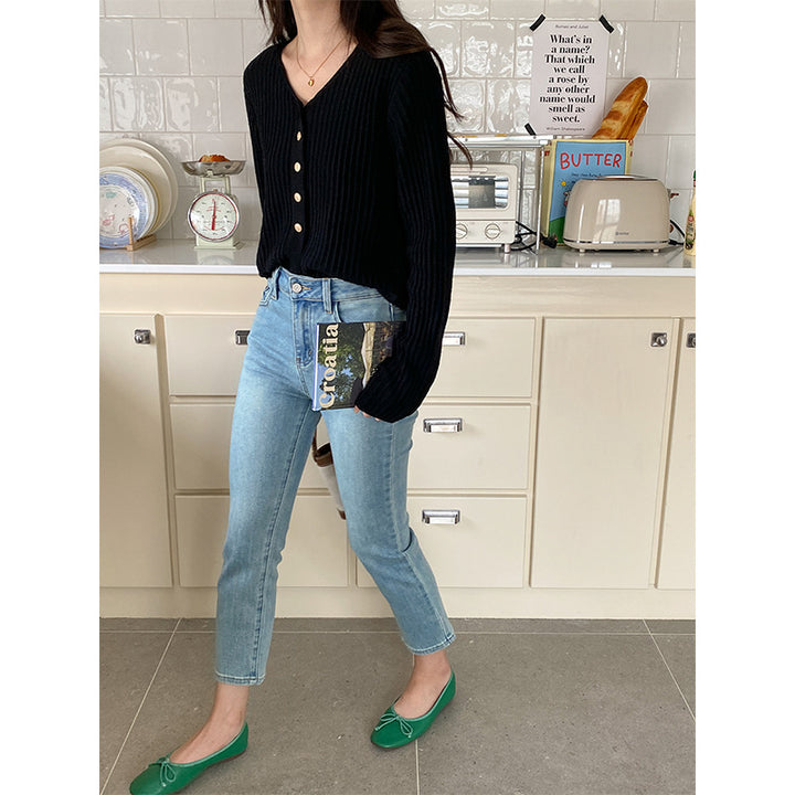 Women's Casual Cardigan with Button Closure Chic & Stil