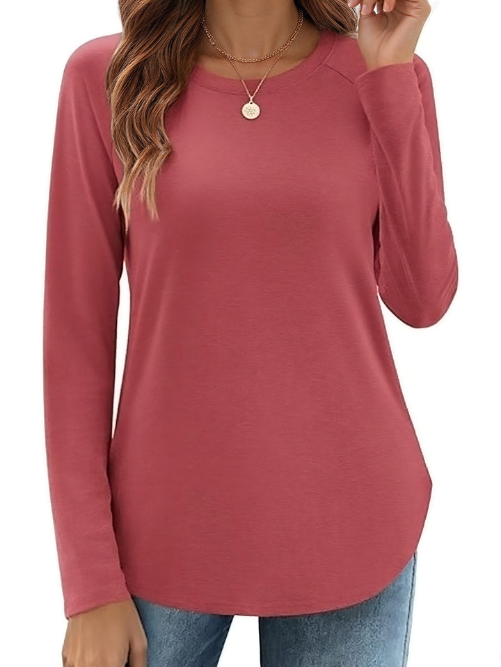 Women's long sleeve sporty t-shirt with relaxed fit Lune London