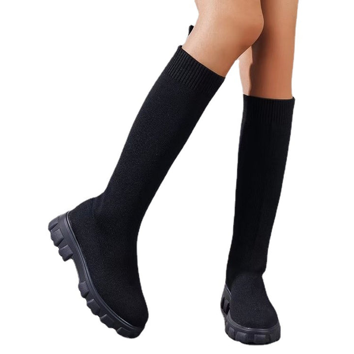 Elegant nylon boots for women with non-slip sole Lune London