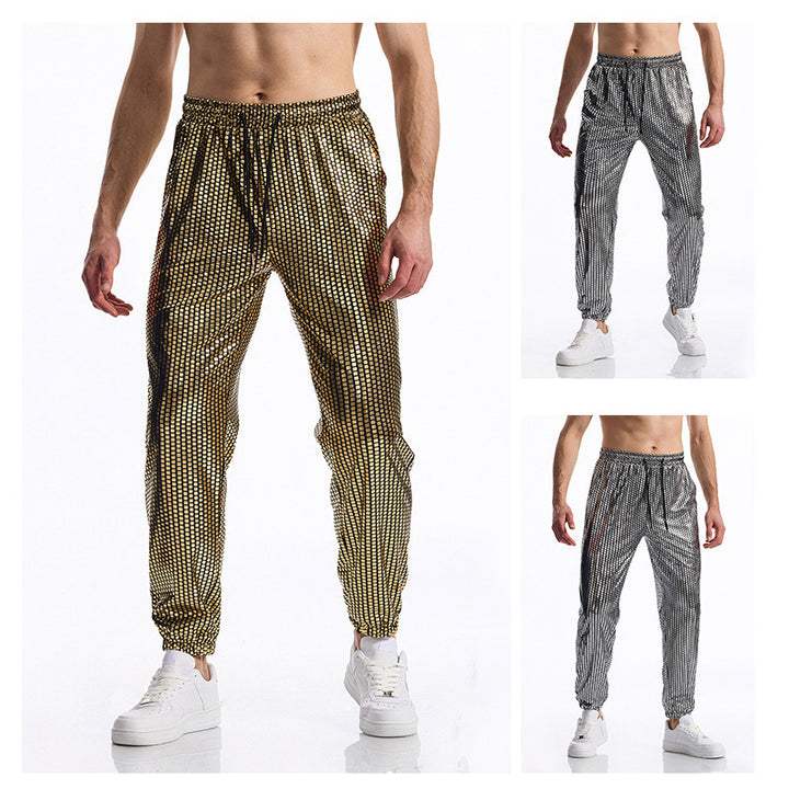 Men's breathable jogging pants with a modern polka dot design Lune London