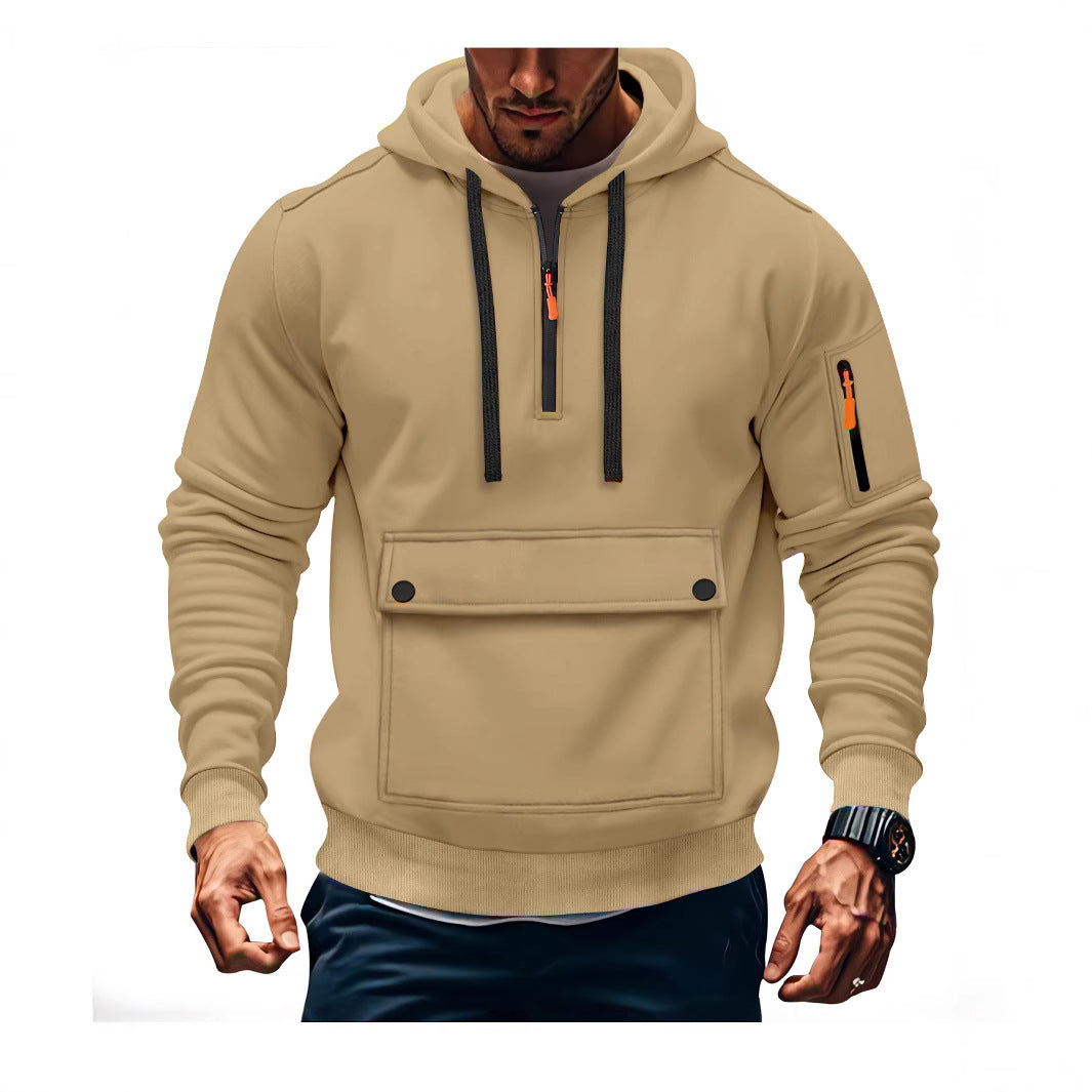 Casual hoodie for men with practical pockets Lune London