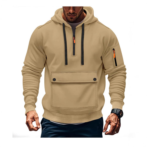 Casual hoodie for men with practical pockets Lune London