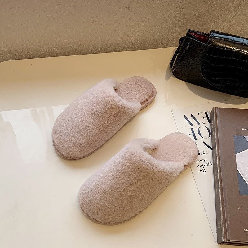 Lune London | Women's Fluffy Slippers Made of Soft Plush Material