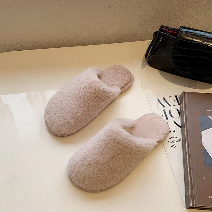 Lune London | Women's Fluffy Slippers Made of Soft Plush Material