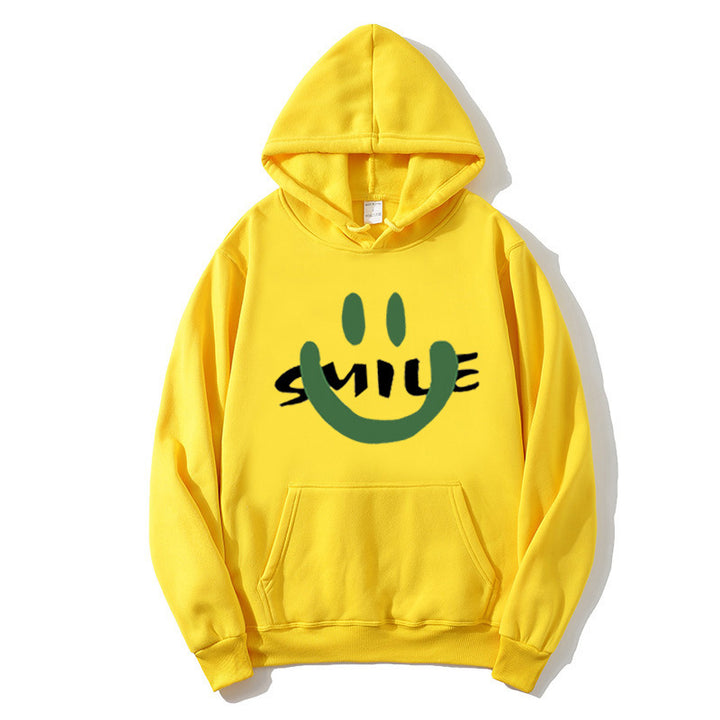 Women's Hoodie with Casual Smile Motif Chic & Stil
