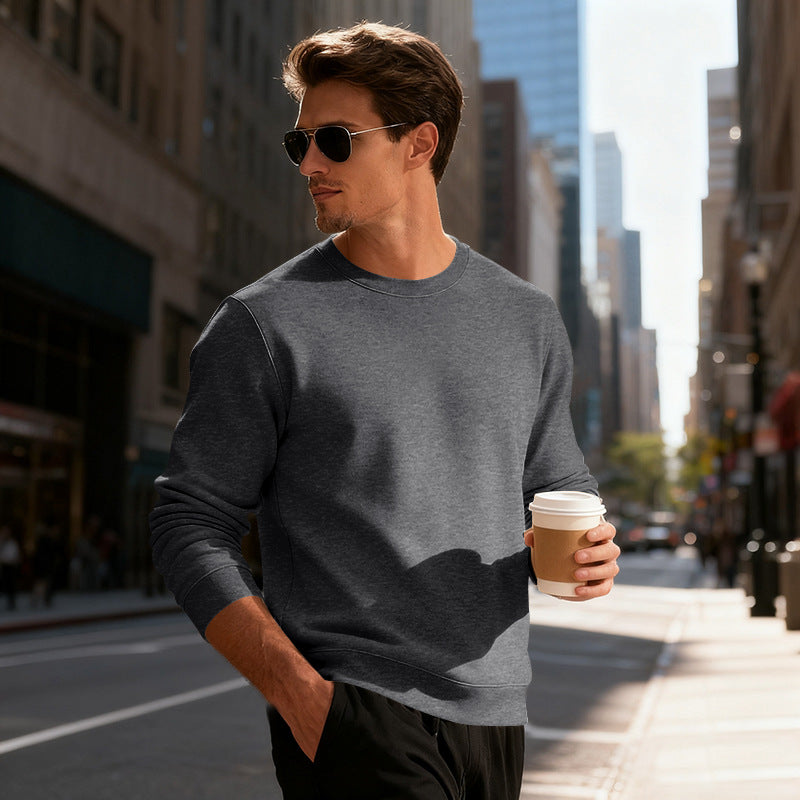 Men's casual sweatshirt with modern cut and comfortable cotton blend Chic and style