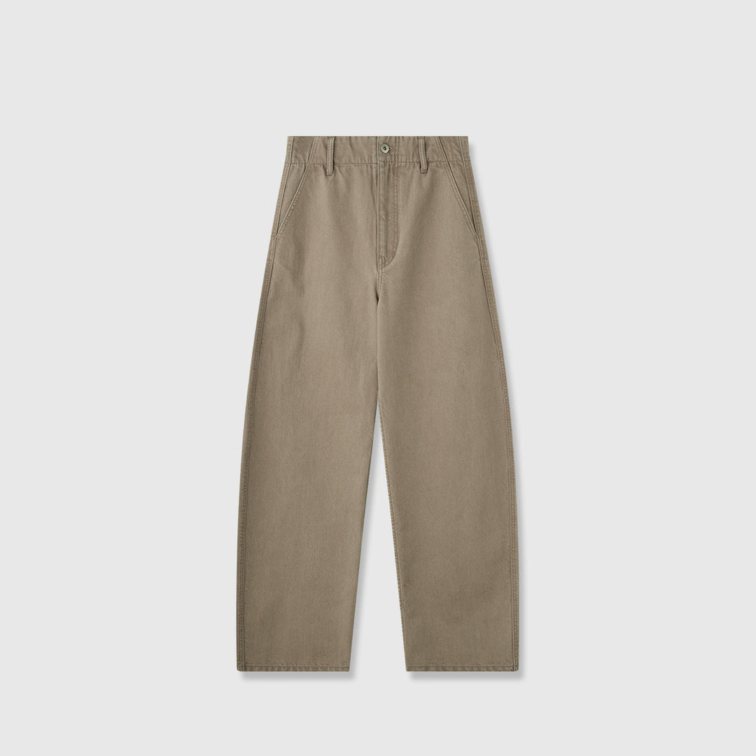 Pantalons en denim larges pour femmes à taille haute et coupe confortable Chic & Stil